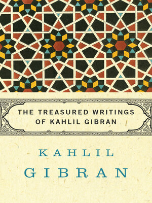 cover image of Treasured Writings of Kahlil Gibran
